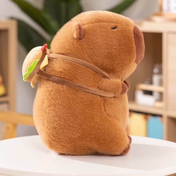 Med Hamburg Simulering Capybara Plyschleksak Capybara stoppade dockor Heminredning 33cm