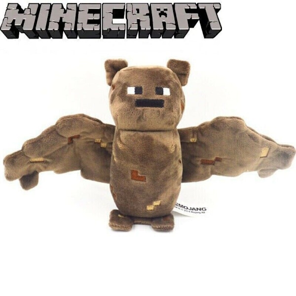 10 stilar Tecknad Minecraft Djur Plyschdocka Leksak Mjuk Fylld Barn Söt Gåva 15cm Prone Turtle