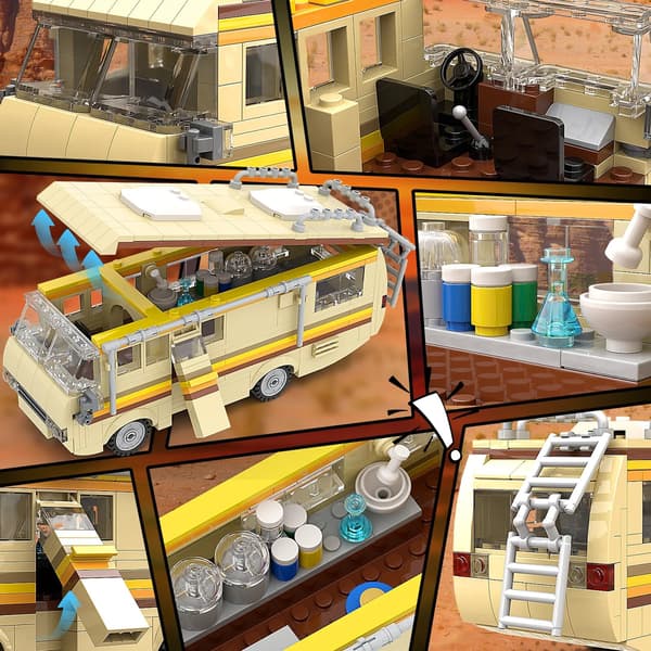 Breaking Bad RV Modell Byggklossar Husbil Samlarfordon Billeksaksset CL0002