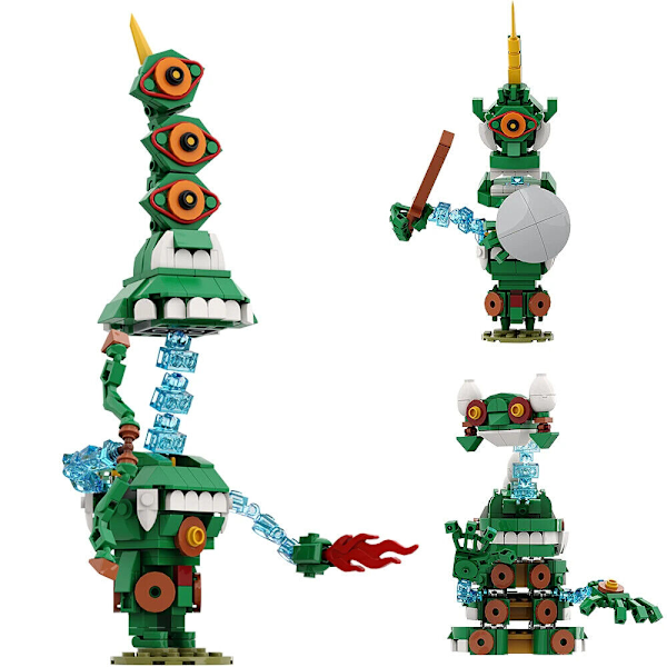 MOC Guard Shield Soldat Byggklossar The Legend of Zelda DIY-klossar Barnpresent 251 pcs