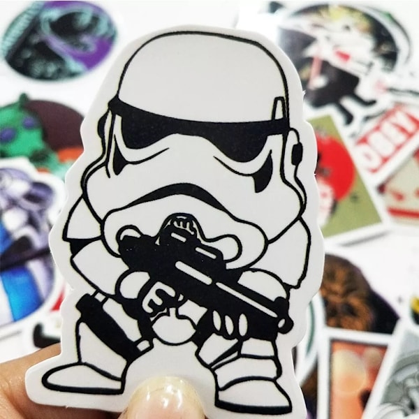 NYA 50ST STAR WARS EMPIRE STRIKES BACK JEDI DARTHVADER CHEWBACCA R2D2 KLISTERMÄRKAR