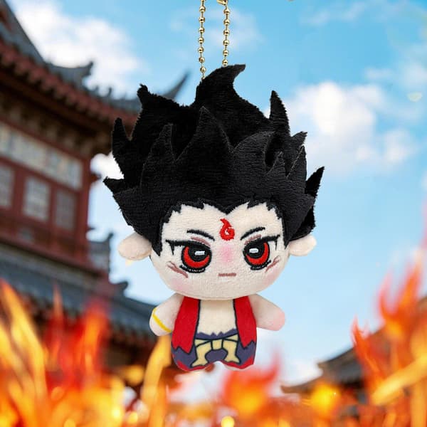 NEZHA AOBIN Plysch Anime Spel Docka Populär Karaktär Tecknade Dockor Hänge Mjuk Present 20cm AoBin