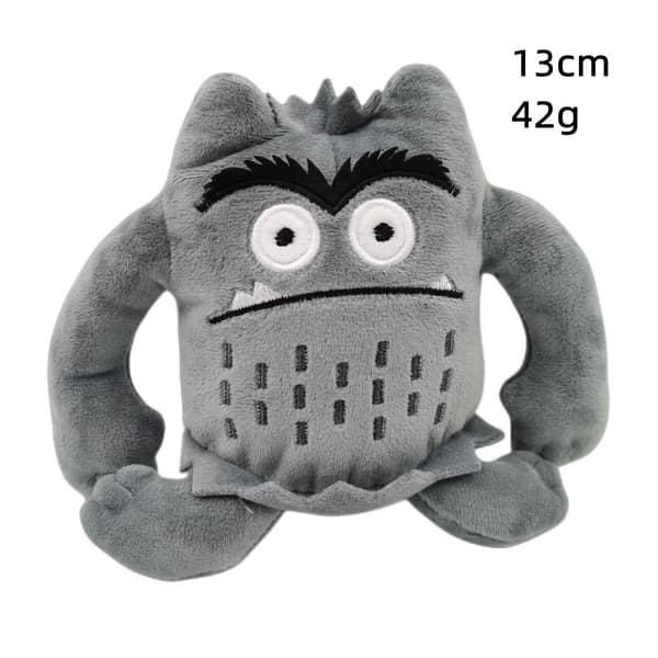 Färgmonster Leksaker Mitt Emotionella Lilla Monster Tecknad Mjuk Docka Touhou plysch- 6 PCS Set