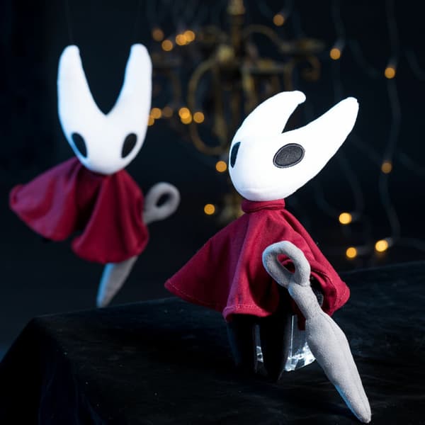 Hollow Knight Hornet Ghost Gosedjur Leksak SilkSong Barnpresent Mjuka Leksaker Grimm