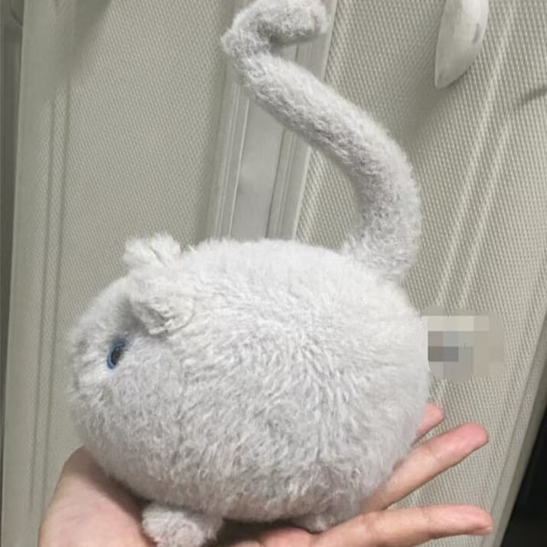 Jellycat Kitten Caboodle Ljusgrå Plyschleksak NWT Gosig Samlarobjekt Present mjuk