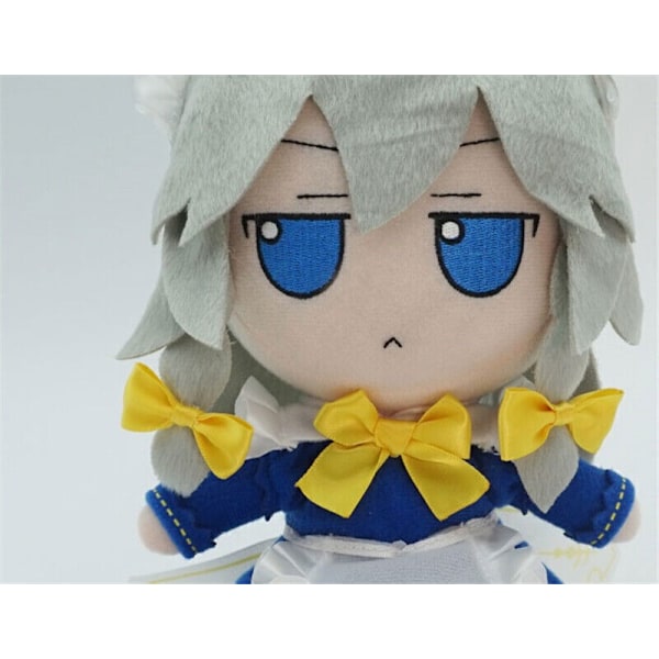 Nytt 20 cm Touhou Project Fumo Izayoi Sakuya Plyschdocka fylld leksak tecknad present