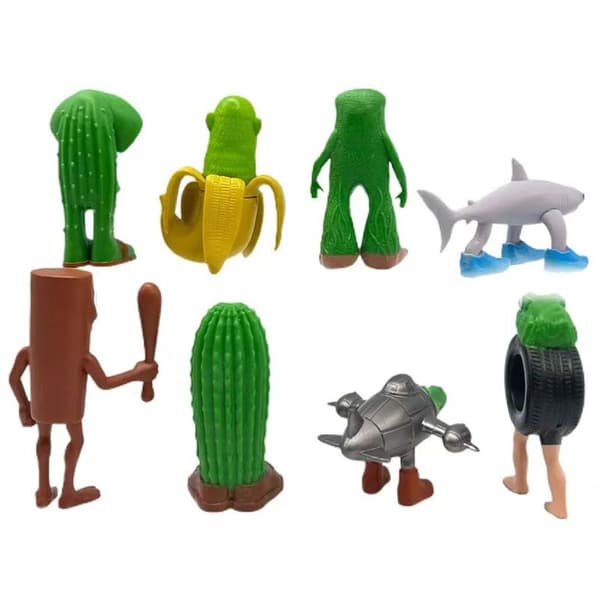 Tralalelo Tralala Figurin Dockleksaker Skrivbordsdekoration Modell Prydnad Gåva Set D (12 styles)