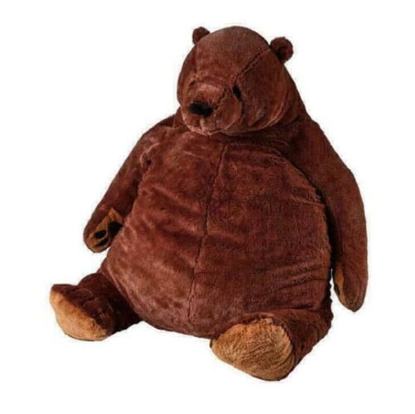 Mörkbrun Teddybjörn Jätte Plyschleksaker Docka Gosedjur Barn mjuk 100cm