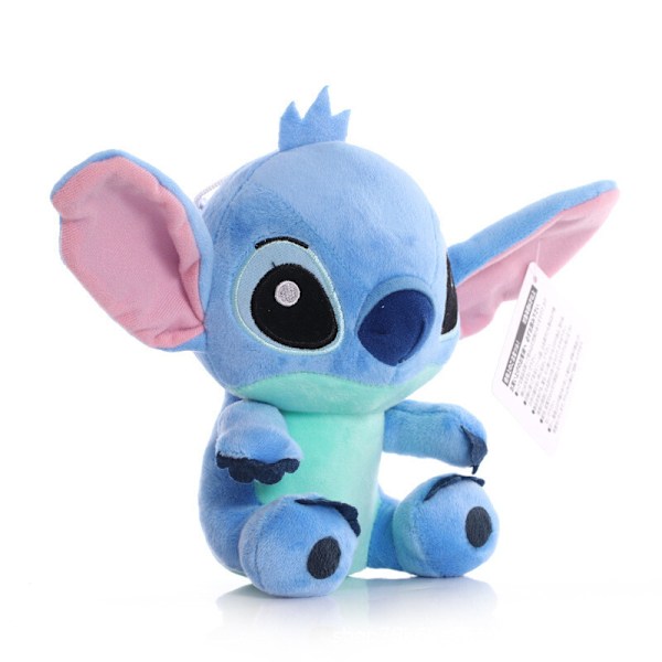 Stitch Plysch Gosedjur Dockor Lilo Stitch Anime Film Barn Presenter Leksak 12cm Blue
