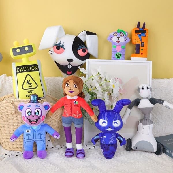 Fnaf Security Breach Ruin Plyschleksak Unik karaktärsdesign Pp bomullsfyllning Red