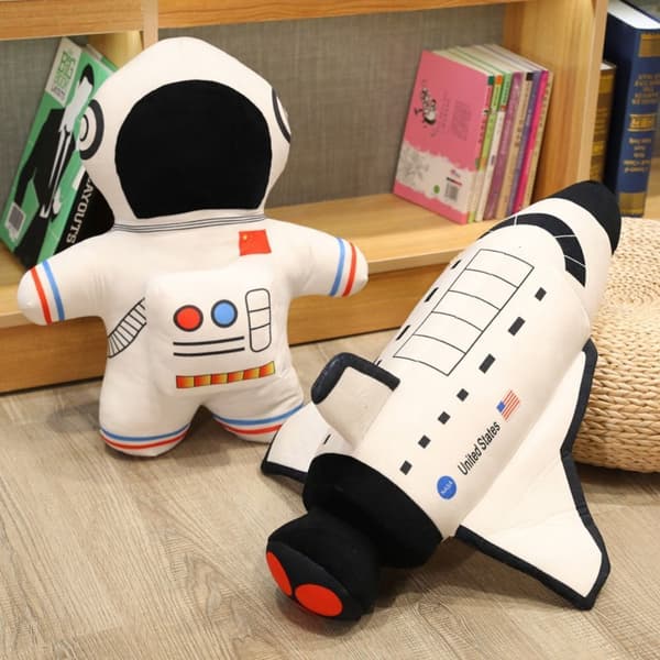 Ny Plysch Astronaut Rymdskeppsleksak Fylld Mjuk Docka Tecknad Kudde Barnleksaker- 40cm--Astronaut Style