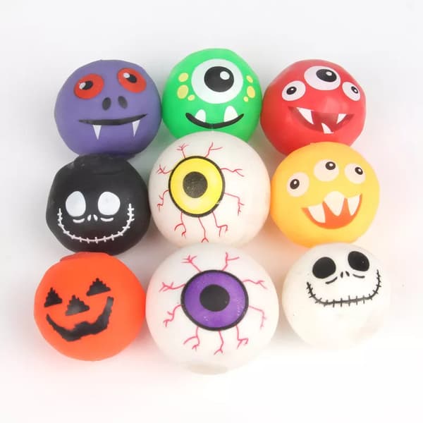 Interaktiv Halloween Pumpkin Squeeze Toy Tpr Stress Relief Ball StyleH