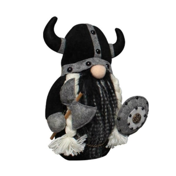 Gnome Viking Plyschleksaker Skandinaviska Tomte Elf Dekorationer Inredning Svensk Dvärg Black