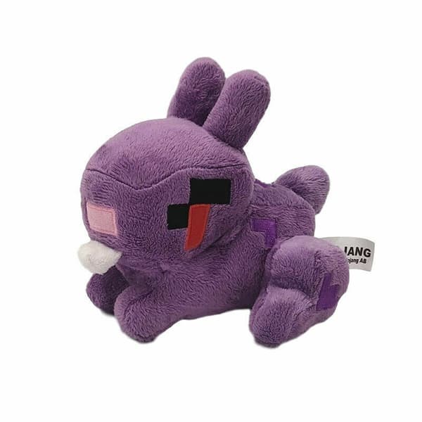 My World Mjukleksak Minecraft Gosedjur Nallar Spel Barn Fylld Kramleksak Present Barn 16cm World Purple Rabbit