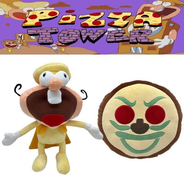 Mjukt Bekvämt Spel Pizza Tower Noise Pizza Plyschleksak fylld docka Barnpresent Noise