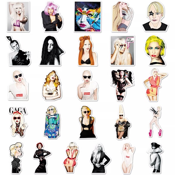 50 st Snygga Lady Gaga Images Stickers American Horror Story Scrapbook Graffiti