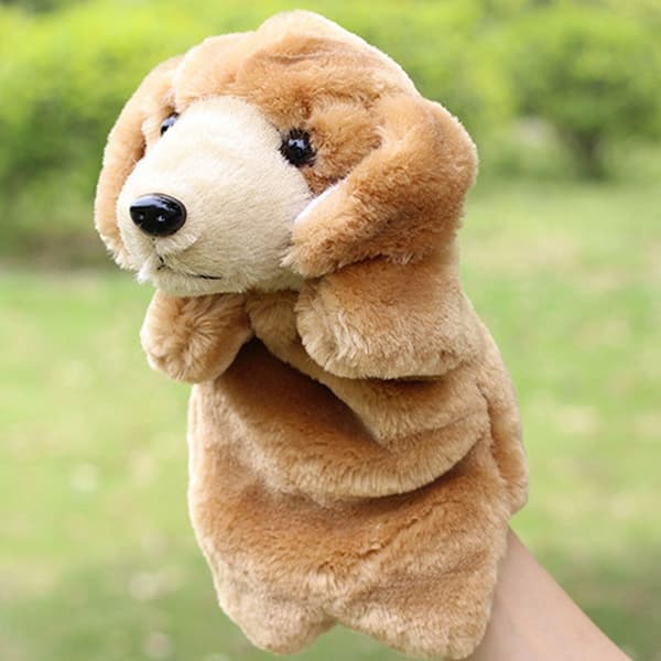 Djur Handdocka Helkropps Muppet Plyschleksak Rekvisita Barn Handske Docka Mjuk Plysch ☀ Dog