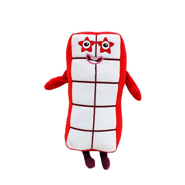 Numberblocks Digital Blocks Anime Gosedjur Plyschdocka Barn Actionfigur Mjuka Leksaker digit10-27cm