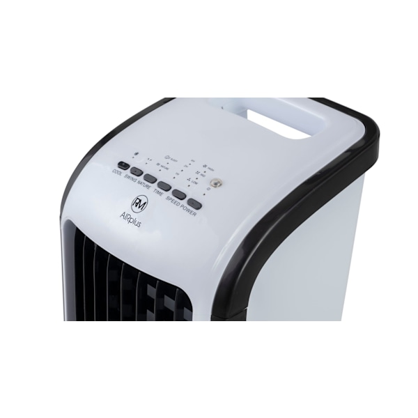 RM AIRPlus Luftkøler - Med Timer og Fjernbetjening - 4L Hvid/Sort