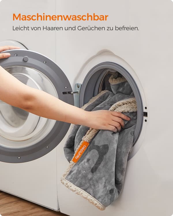 Sherpa Fleece Kæledyrstæppe til Mellemstore og Store Hunde, Katte