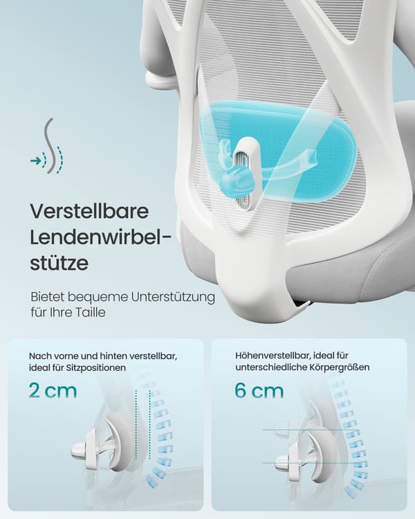 Ergonomisk kontorsstol, skrivbordsstol, datorstol
