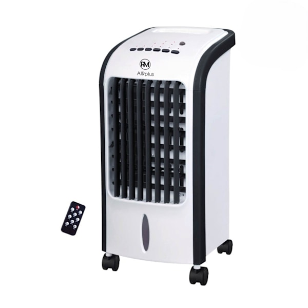 RM AIRPlus Luftkøler - Med Timer og Fjernbetjening - 4L Hvid/Sort