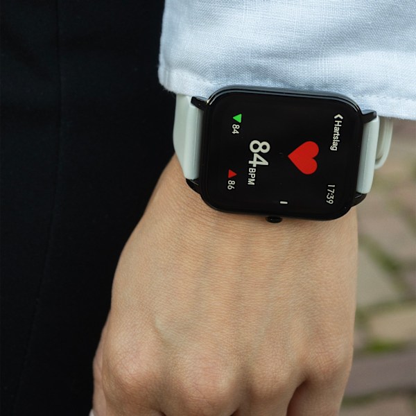 BREND Smartwatch til Damer og Herrer - Sportsur med Skridttæller – Sort