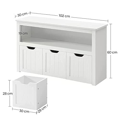 Vasagle opbevaringsskab LHS380W01