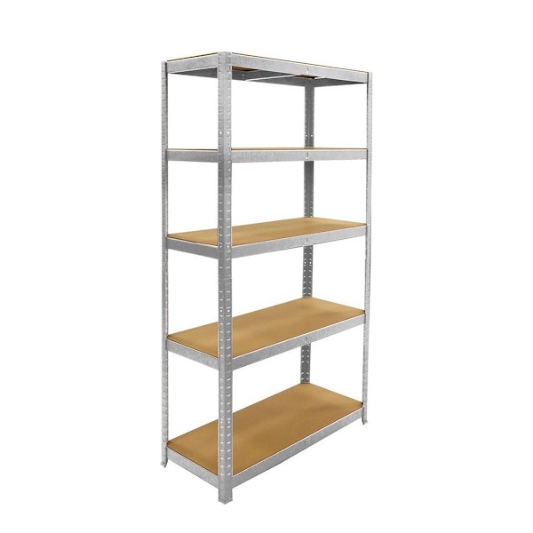 QLT Ställhylla med 5 hyllplan - Öppen förvaringshylla 180x90x40cm - Belastning 875 kg