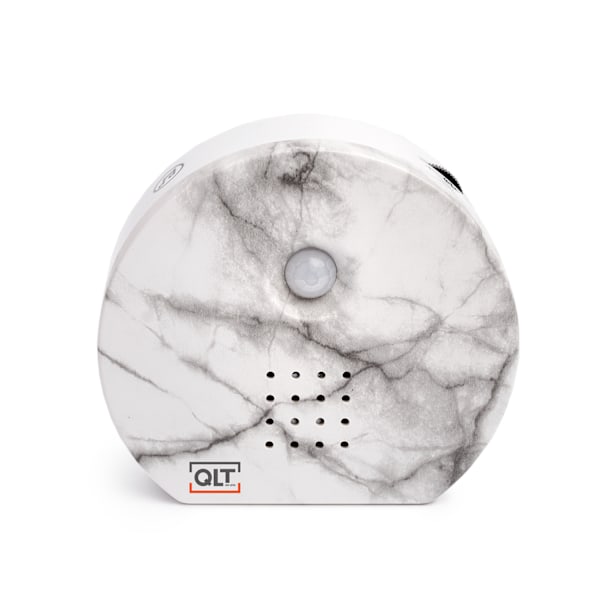 QLT Nature Box Hus med sensor og 3 naturlyde – Fuglehus - Marmor