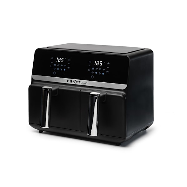 Nexxt Kaksois Airfryer – Kuumailmakeitin – 5,5 + 3,5 litraa – Kosketusnäyttö – Musta