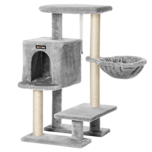 Cat Tree, Small Cat Condo 84 Cm, Katttorn, Ljusgrå
