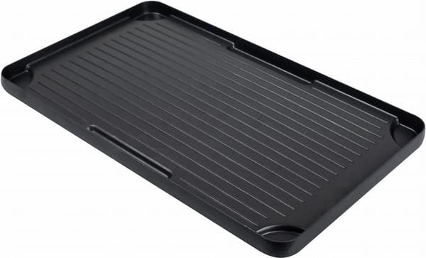 Grillplatta för spis med 2 brännare