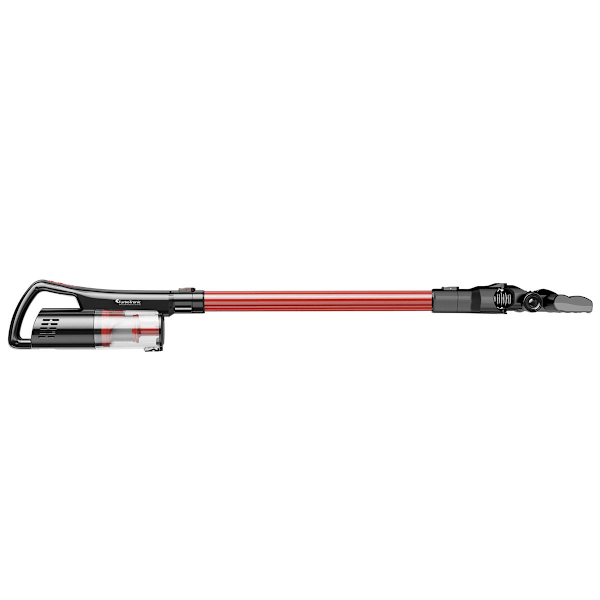 TurboTronic LZ6 Johdoton varsi-imuri laserilla ja rikkaimurilla - Punainen