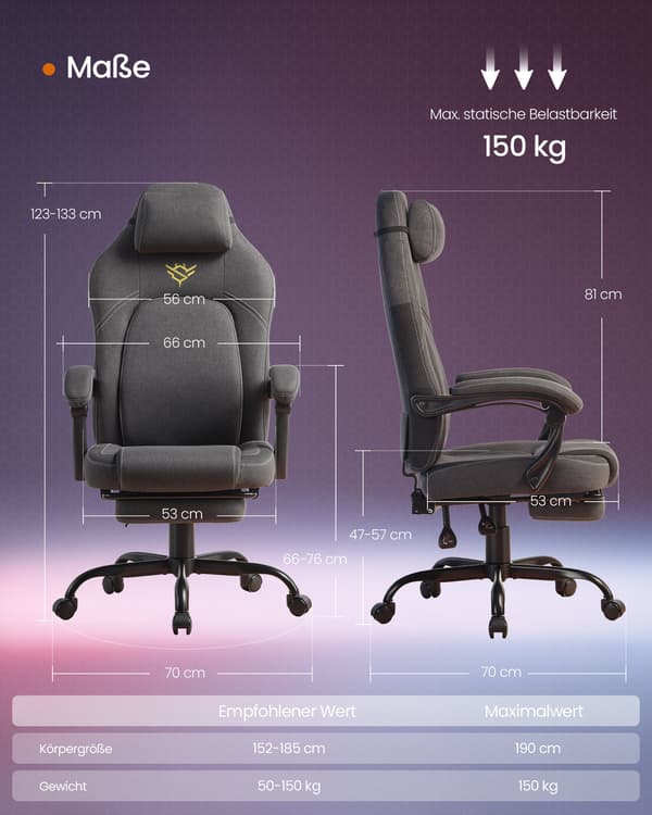 Ergonomisk gamingstol, kontorstol