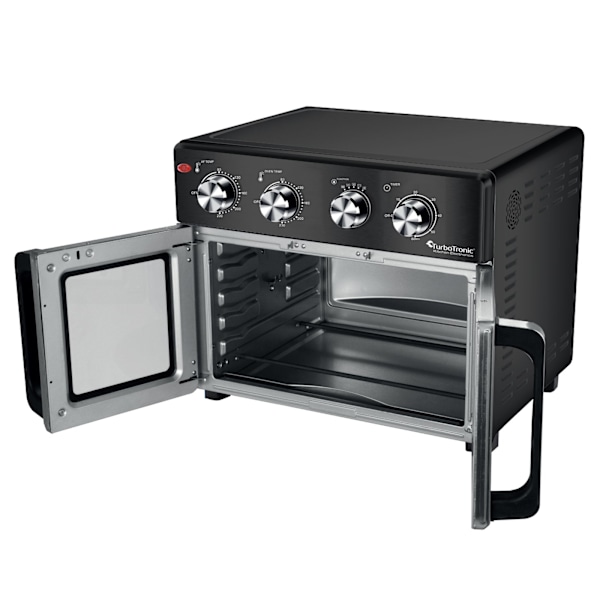 TurboTronic Airfryer XXL ja uuni – Kaksoisovi – 32 litraa – Musta