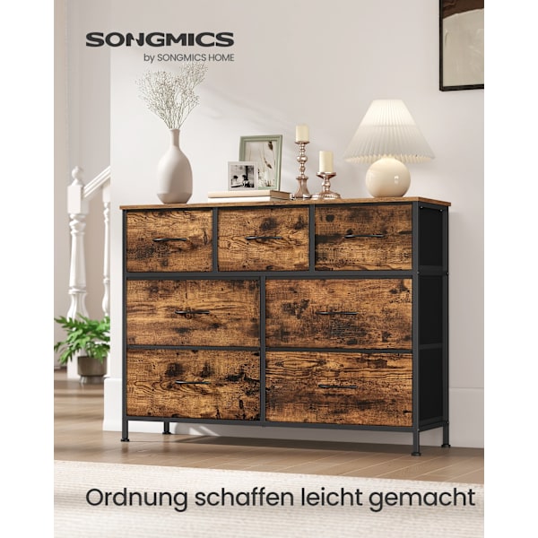 Kommode, Opbevaringsenhed, Stål, MDF