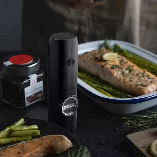 Elektrisk Salt-, Pepparkvarn, Batteri-, Usb-laddning, Set Ohm 2