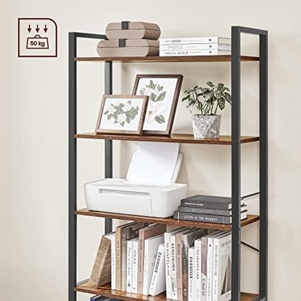 Vasagle 5-etagers stigereol, 80 x 30 x 153 cm