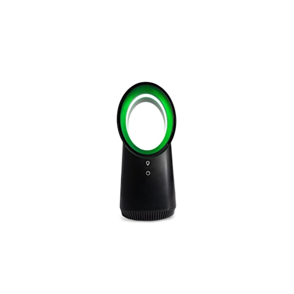 Nexxt Bladløs Ventilator Trådløs Ventilator med LED-belysning – 3 hastigheder