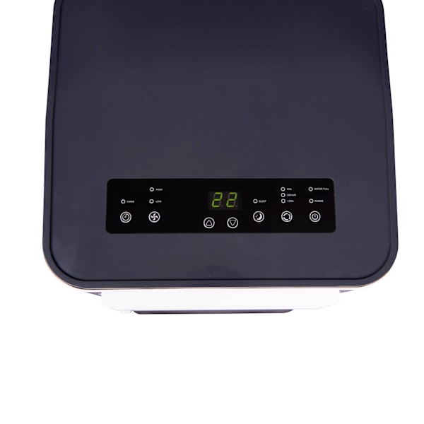 TechnoLife Bærbar aircondition - Aircondition - 7000 BTU - Hvid/Sort