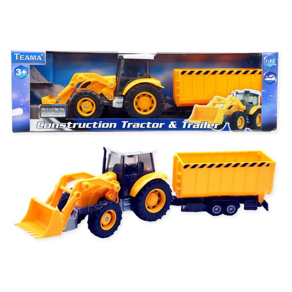 KONSTRUKTION TRAKTOR med TRAILER 1:32
