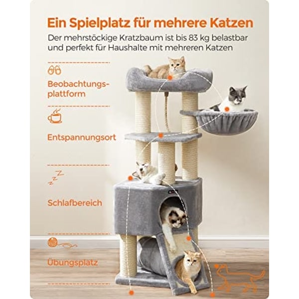 Feandrea Cat Tree för stora katter, kattträd