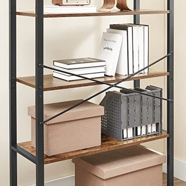 Vasagle 5-etagers stigereol, 80 x 30 x 153 cm