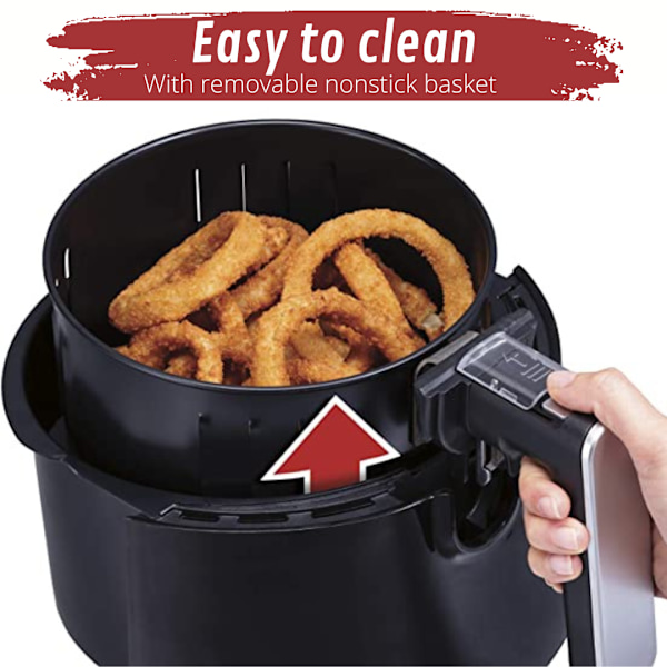 1200W Air Fryer med Dual Knob Dial Control - 3,5L