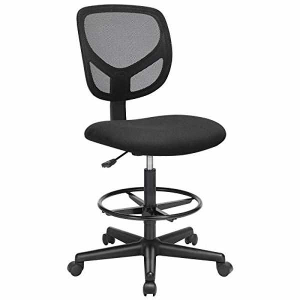 SONGMICS Mesh Drafting Stolar Chair Ergonomisk sits vadderad