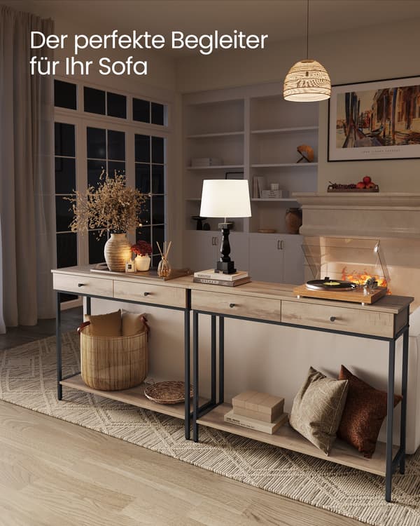Konsolbord, Soffbord, Stålram