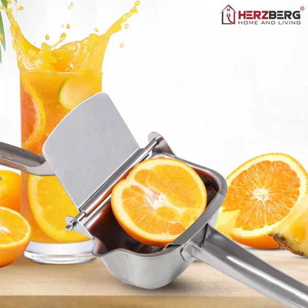 Herzberg Rostfri stål citruspressar