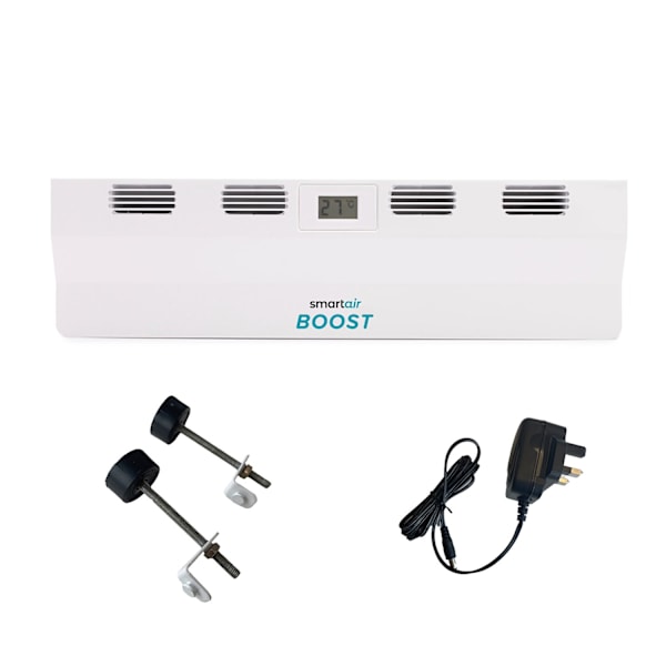 SmartAir Boost - Bærbar radiatorventilator - Universel - Energibesparende