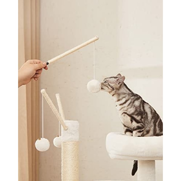 Cat Scratching Post med Kullbricka Vintage Brunt